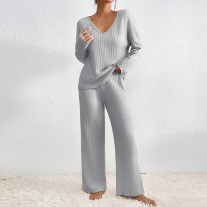 Carly - Set modern tricotat din două piese pentru dame