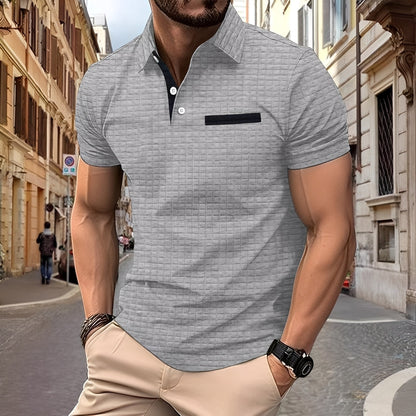 Benson - Elegant tricou polo slim-fit pentru bărbați