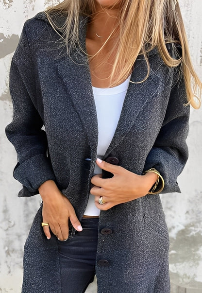 Izabelle - Lejer lung cardigan tricotat pentru femei