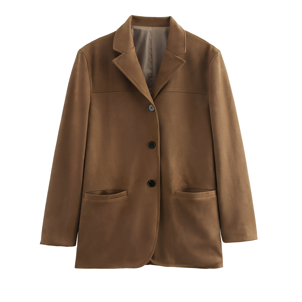 Ashlea - Sacou elegant cu rever și fustă pentru dame