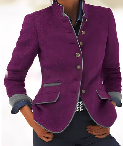 Kaelyn - Jachetă modernă de zi cu buzunare pentru femei