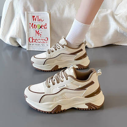 Sophie - Sneaker stilati cu talon gros pentru dame