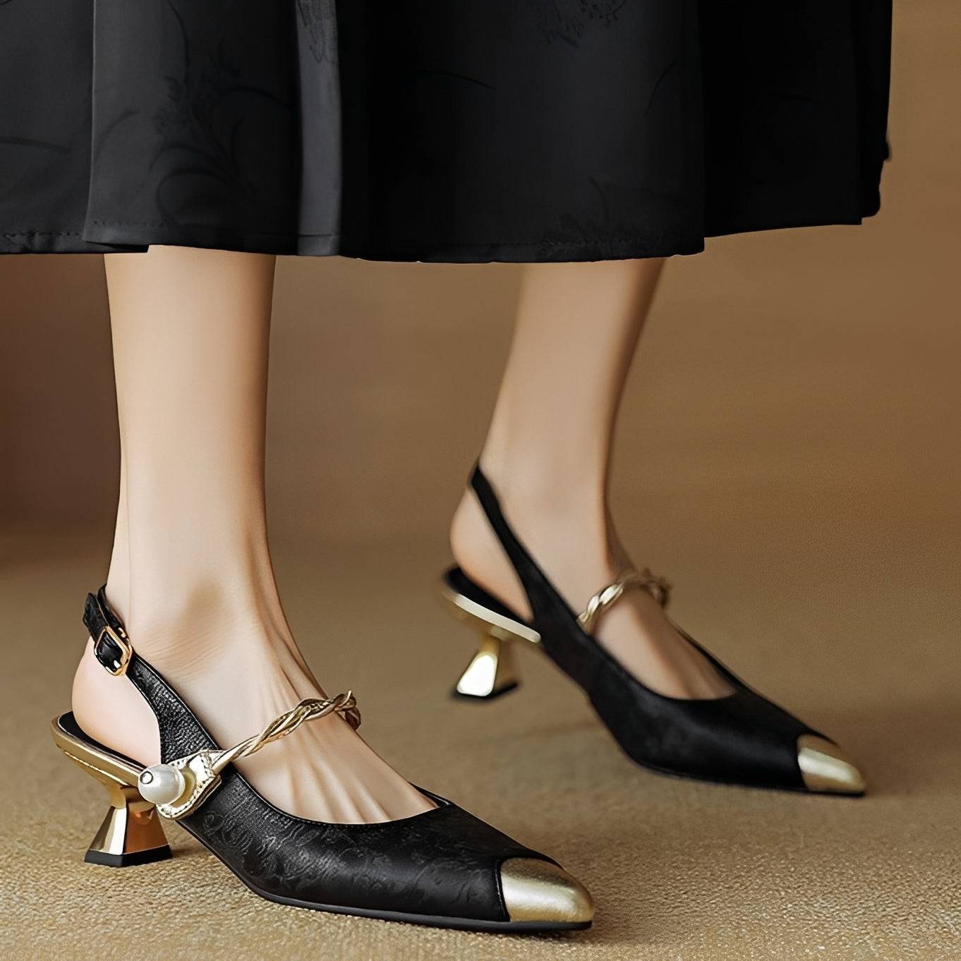 Maddie - Sandalete elegante cu toc stiletto pentru dame