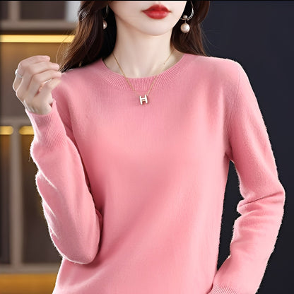 Julia - Elegant, pulover de lână cu croială îngustă pentru femei