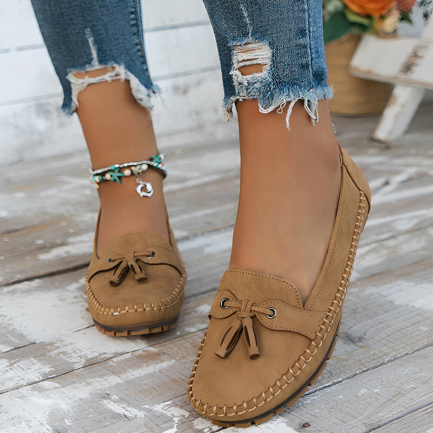 Annikae - Mocassini ortopedici stilati pentru femei