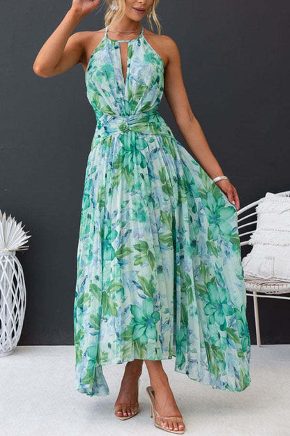 Jinora - Rochie versatilă midi cu model floral