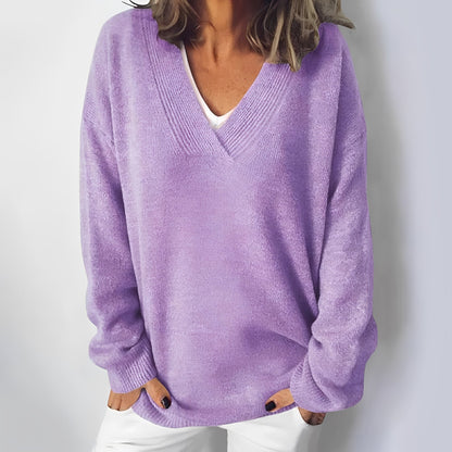 Aradine - Pulover larg elegant pentru femei