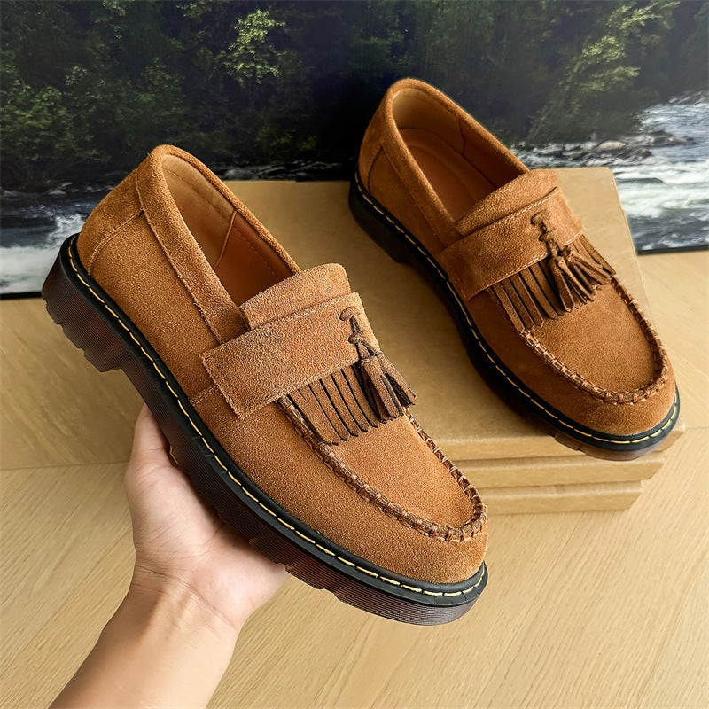 Milton - Moderne Wildleder-Slipper mit Quasten für Herren