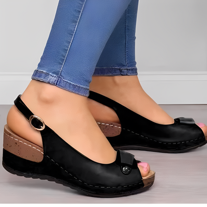 Neville - Sandale confortabile cu toc pentru femei