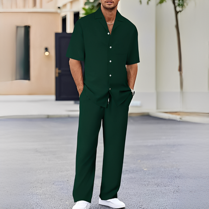 Drian - Set cămașă și pantaloni elegant pentru bărbați