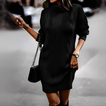 Chenadine - Pulover călduros cu guler înalt pentru femei, perfect pentru iarna