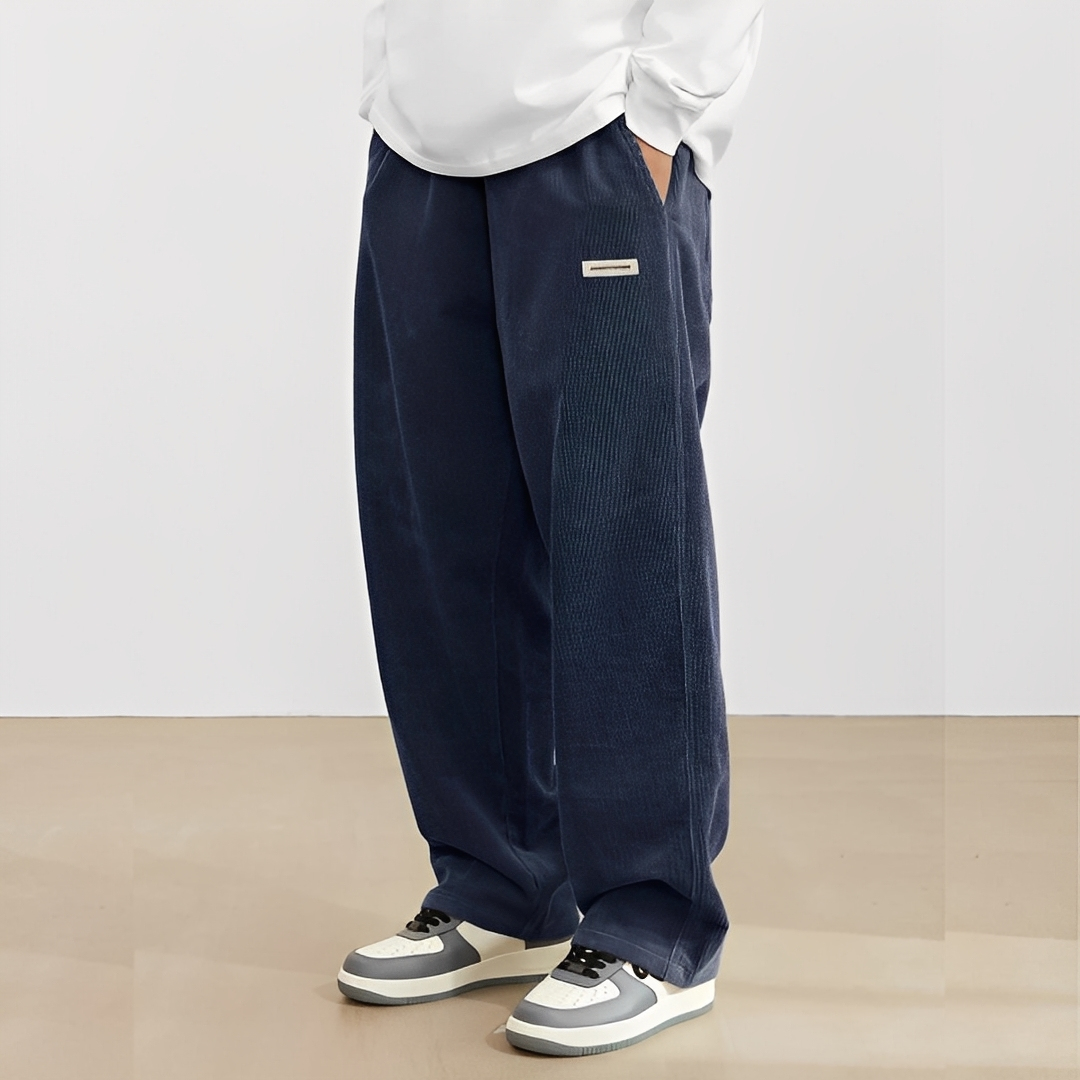 Dally - Pantalon bărbați cu croi evazat de stil clasic