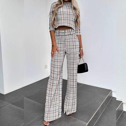 Mélisande - Set modern de bluză și pantaloni pentru femei