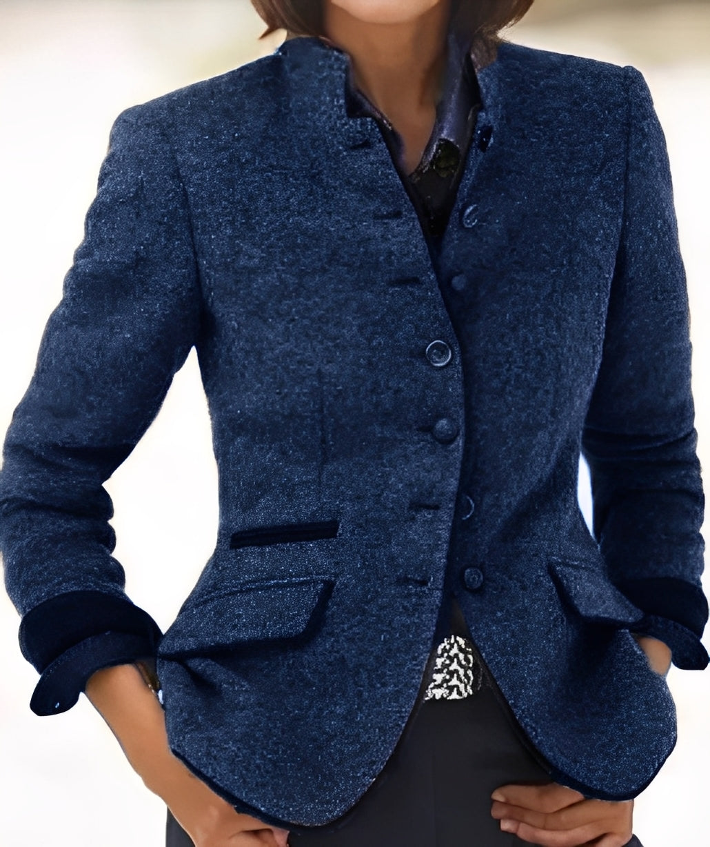 Kaelyn - Jachetă modernă de zi cu buzunare pentru femei