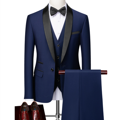 Jerald - Set costum lejer 3 piese pentru bărbați