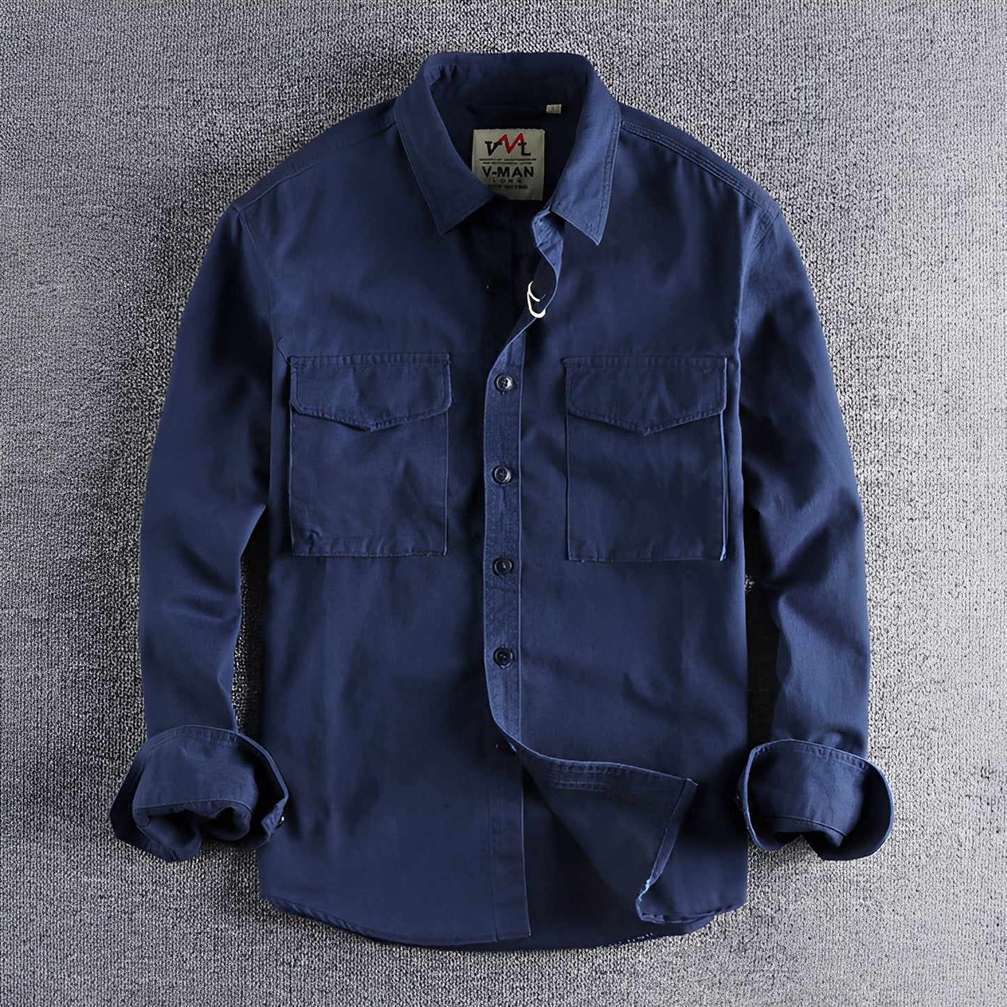 Aamiro - Cămașă casual cu mâneci lungi pentru bărbați