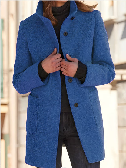 Julissa - Pelerină călduroasă de iarnă pentru femei, cu buzunar