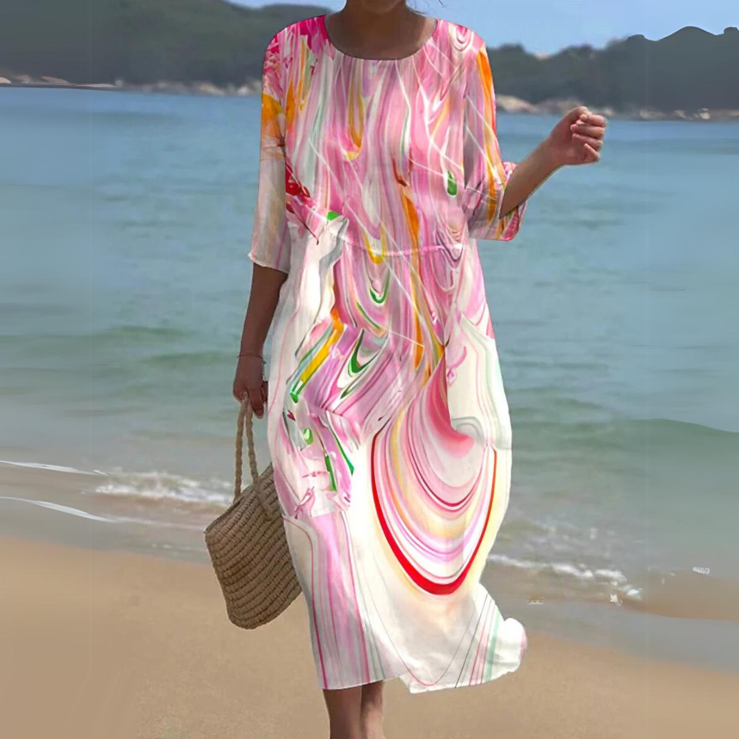 Alina – Rochie Midi Fluidă