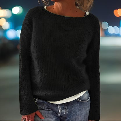 Abeeha - Pulover larg cu temă de brad pentru femei