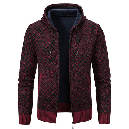 Winton - Elegantă, jachetă îngustă cu glugă pentru bărbați