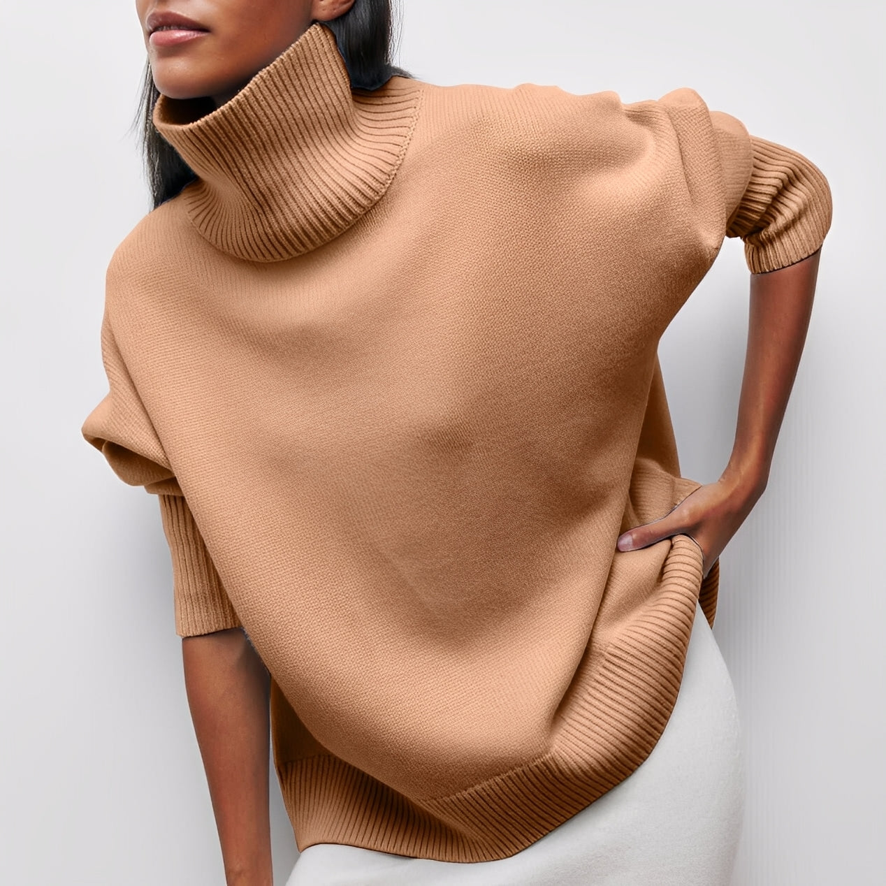 Sharon - Pulover lejer ?i casual pentru femei