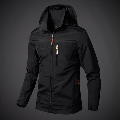 Finnegan - Jacheta de exterior lejera cu gluga pentru barba?i