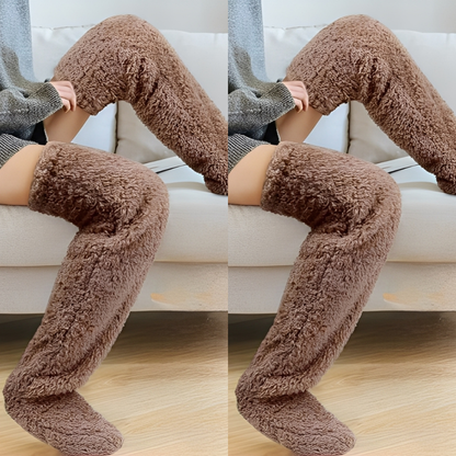 Camellia - Șosete de iarnă calde, peste genunchi, pentru femei