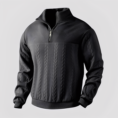 Warren - Pulover clasic din cașmir cu fermoar pentru dame