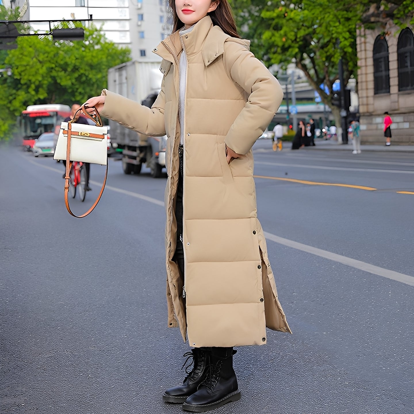 Amabel - Jachetă caldă și lejeră căptușită pentru femei