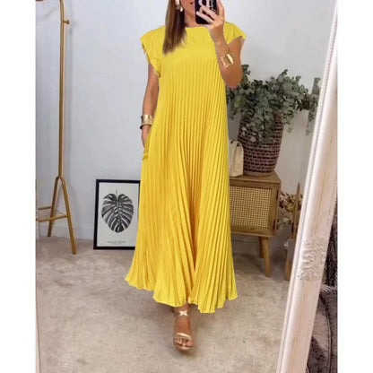 Gillian - Elegant Maxi Dress Monocrom