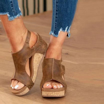 Auria - Sandale Ortopedice din Piele pentru Femei cu Susținere Suplimentară