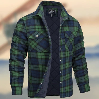 Grayson – Cămașă Clasică în Flanel de Stil Urban