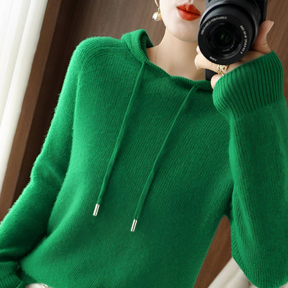 Bonnie - Hanorac stilat din tricot de lână pentru femei