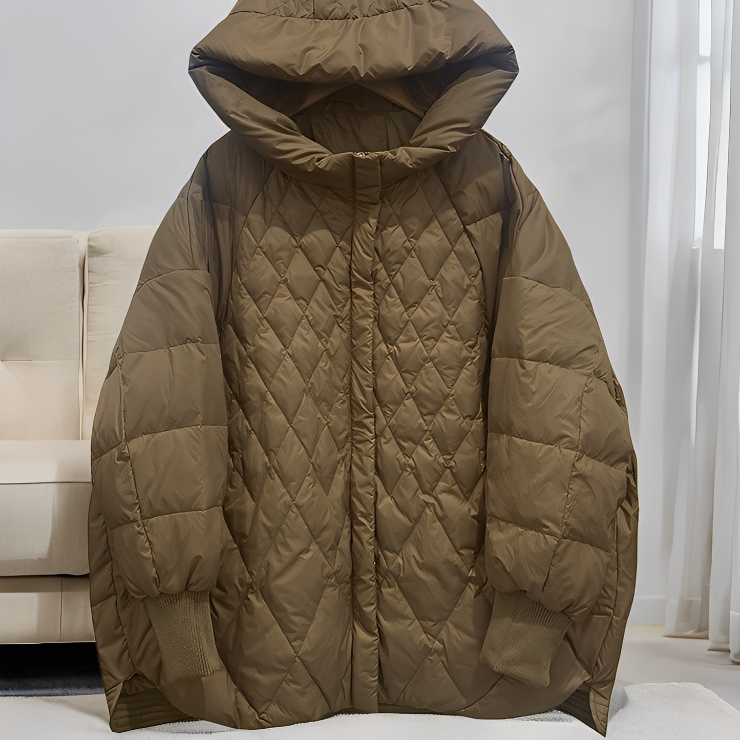 Abigail - Haina de iarnă casual cu fermoar pentru femei