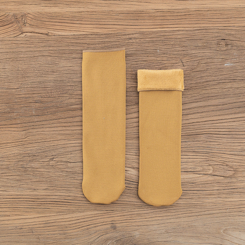 Gloria - Șosete de zăpadă din catifea caldă pentru femei