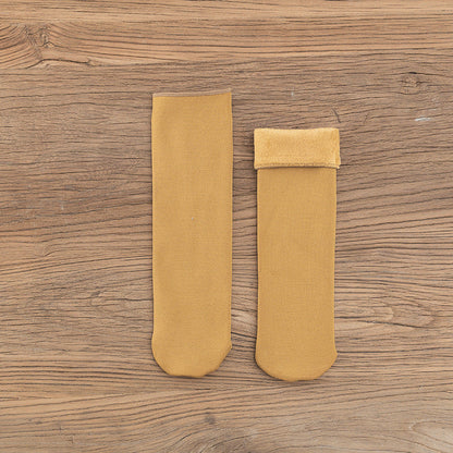 Gloria - Șosete de zăpadă din catifea caldă pentru femei