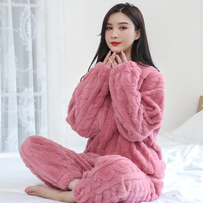 Bérénise - Set de pulover și pantaloni călduroși pentru femei