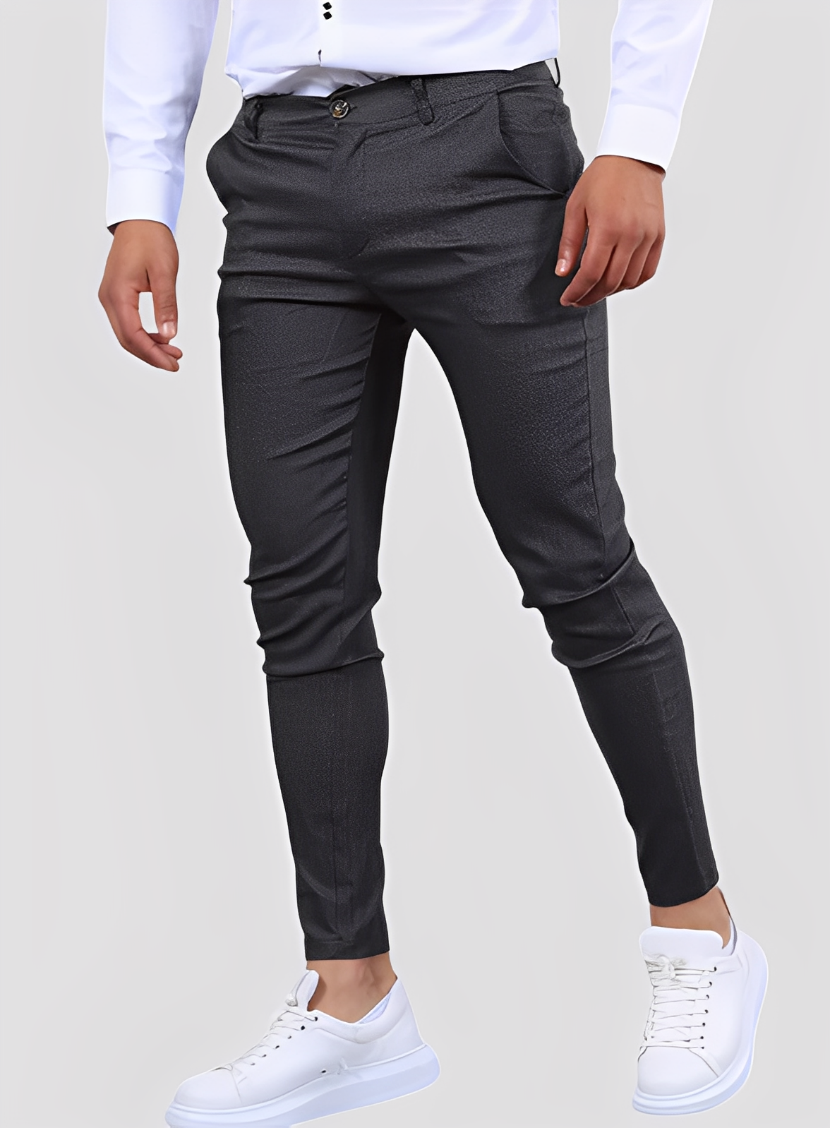 Reynard - Formale, elastice pantaloni skinny pentru bărbați