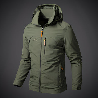 Finnegan - Jacheta de exterior lejera cu gluga pentru barba?i