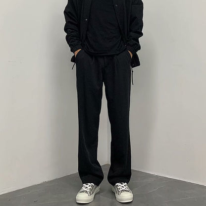 Caleb - Pantaloni eleganți, lejeri, drepți pentru bărbați