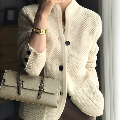 Arlette - Cardigan pentru femei, cu nasturi frontal