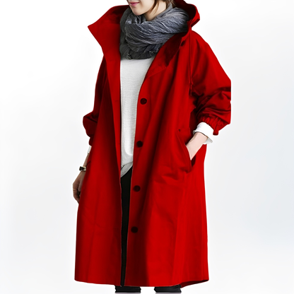 Giselle - Jachetă impermeabilă cu glugă pentru femei