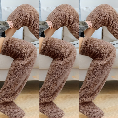 Camellia - Șosete de iarnă calde, peste genunchi, pentru femei