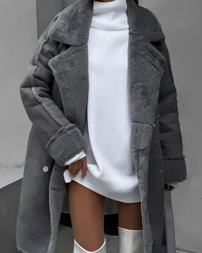 Alyssa - Modern, lejer, cald mantou pentru femei