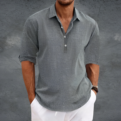 Nathanaël - Cămașă clasică bărbătească cu mâneci lungi