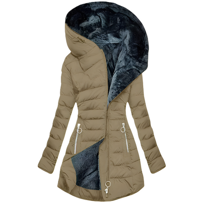 Kassandra - Jachetă de catifea stilată și caldă pentru femei