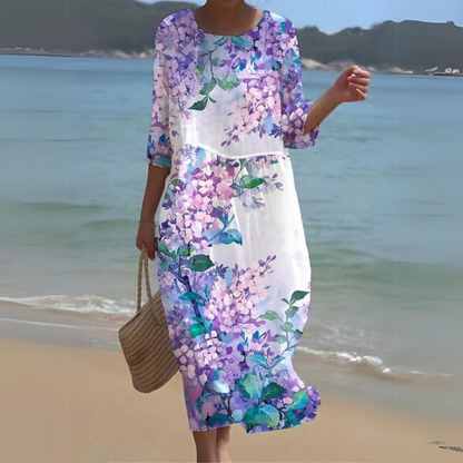 Alina – Rochie Midi Fluidă