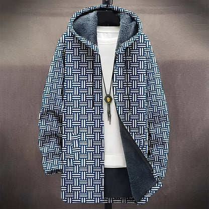 Wiley - Manta stilată, versatilă cu print pentru bărbați