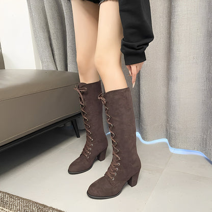 Bonnie - Cizme stilate până la genunchi pentru femei