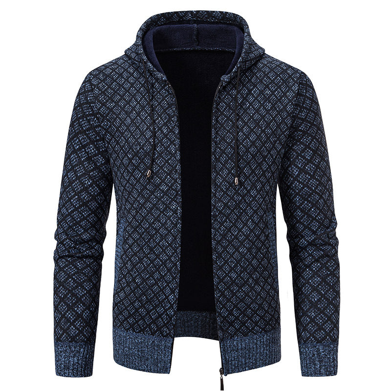 Winton - Elegantă, jachetă îngustă cu glugă pentru bărbați